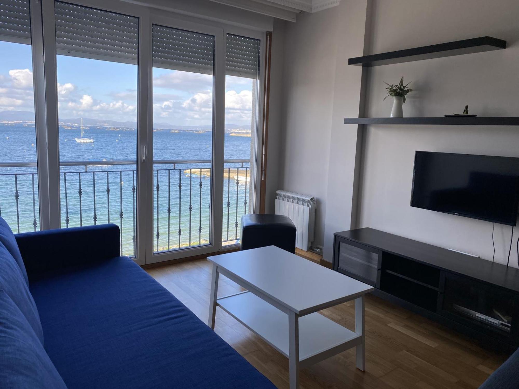 Apartamento En La Isla Con Vistas Al Mar A Illa de Arousa Exterior foto